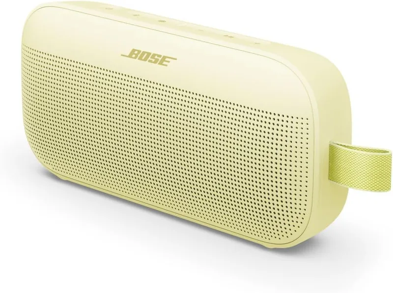 Bose SoundLink Flex Portable Bluetooth Speaker (2nd Generation), Portable Outdoor Speaker with Hi-Fi Audio, up to 12 h Battery Life, Waterproof and Dustproof, Lemon Yellow
