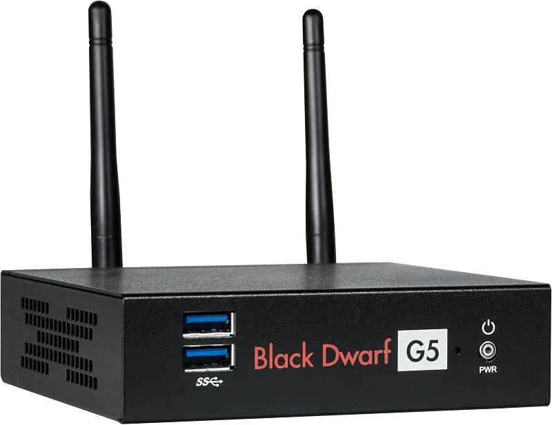 Black Dwarf G5 as a Service hårdvarubrandväggar Skrivbord 1,85 Gbit/s