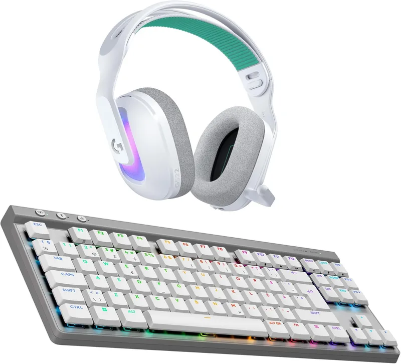 Logitech G G522 LIGHTSPEED trådlöst spelheadset och G515 LIGHTSPEED TKL trådlöst speltangentbord