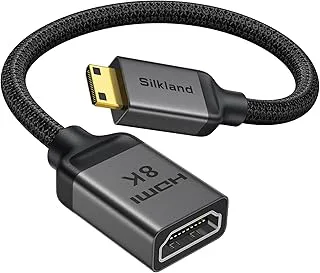 Silkland 8K Mini-HDMI to HDMI Adapter 2.1