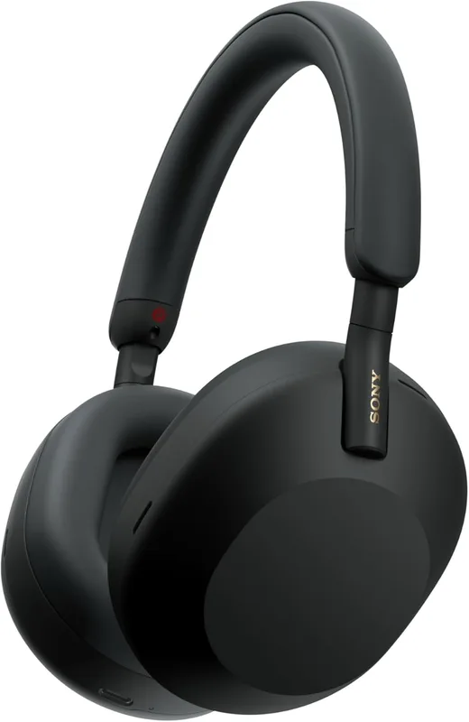 Sony WH-1000XM5SA brusreducerande trådlösa over-ear-hörlurar, bluetooth, tydlig samtalskvalitet, upp till 30 timmars bat