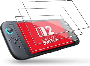 Furnsii 3 Pack Skärmskydd för Nintendo Switch 2