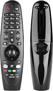 AN-MR650A fjärrkontroll Voice Magic Pekare kompatibel med LG Smart TV OLED/Super UHD/UHD 4K TVs W7 G7 E7 SJ9570 SJ9500 SJ8570 UJ7700 UJ6570 Serie Ersättning Controller med Netflix-knappar