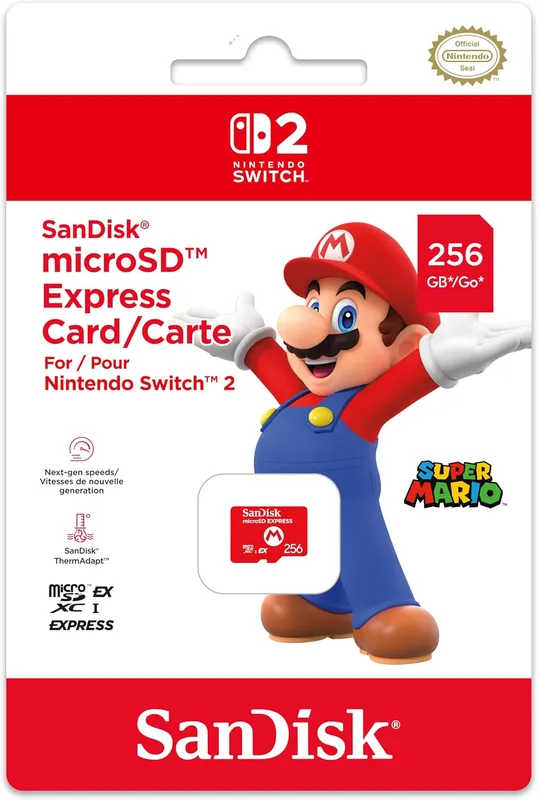 Nintendo Switch 2 Micro SD-kort