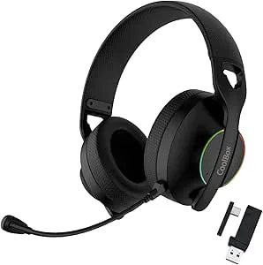 CoolBox WB01 trådlösa spelheadset med avtagbar mikrofon för PS5