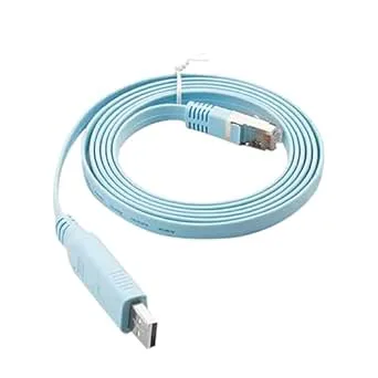 BigCheer 1,8 m USB till RJ45-konsolkabel, kompatibel