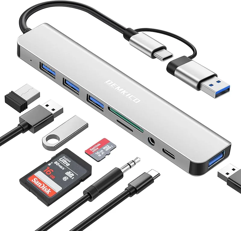 8-i-1 USB C-hub