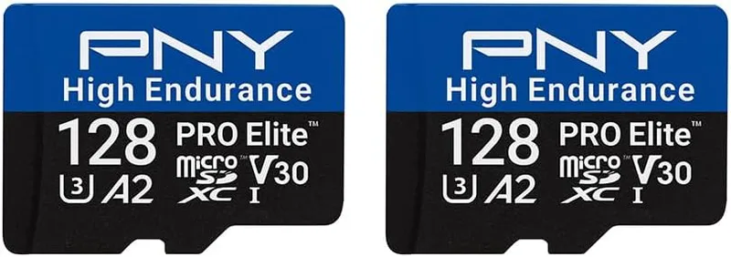 PNY 2x128GB PRO Elite™ High Endurance microSDXC-flashminneskort