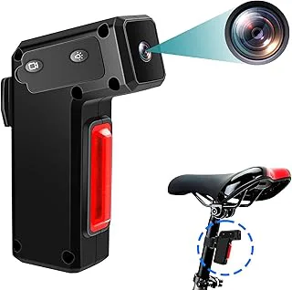 Minikamera, 1080P HD och 120° vidvinkel actionkamera, 3 500 mAh högpresterande uppladdningsbara actionkameror, IPX-3 vattentät för cykel/motorcykel