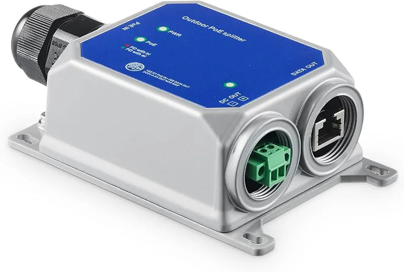 MokerLink IP67 PoE splitter 2,5 Gigabit för utomhusbruk