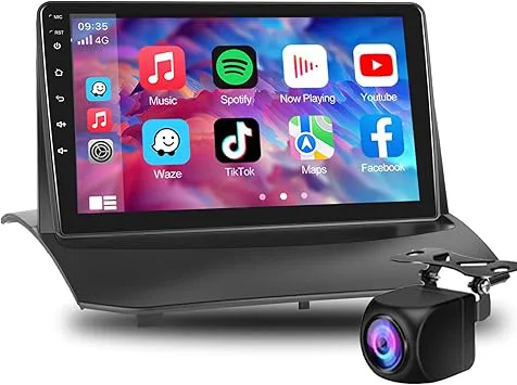 Car Radio For F-ord Fiesta 2009 2010 2011 2012 2013 2014, 9 Inch Android Touch Screen Stereo
