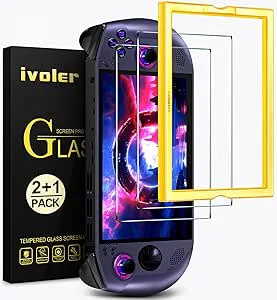 ivoler 2 stycken härdat glasfilm kompatibel med Lenovo Legion Go S