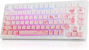 DAREU EK75PRO Sakura Pink Wireless Gaming Keyboard
