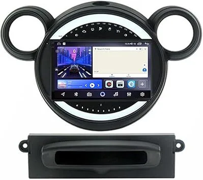 För BMW Mini 2010-2016,Android 11 9 tums bilstereo,GPS-navigering Bluetooth-stöd 4G Wifi-skärm,Mirror Link,Enhet In-Dash Bilradio Video Multimedia