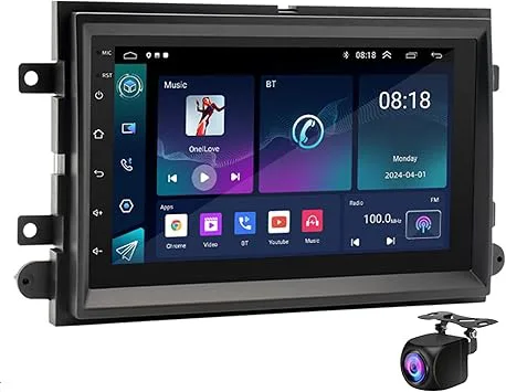 7 Tum Dubbel Din Bil Stereo För F-ord F150 Hd