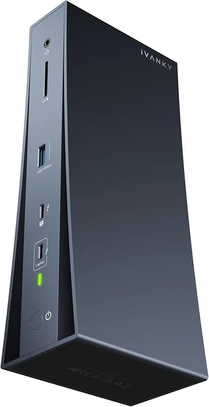 iVANKY Intel-certifierad Thunderbolt 5 Dock FusionDock Pro 3 dockningsstation med 11 portar, 180 W strömförsörjning, enkel 8K, dubbel 6K för MacBook