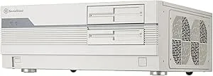 Silverstone Technology SST-FLP01W – HTPC ATX skrivbord på retro stil HTPC-hölje, USB Type-C
