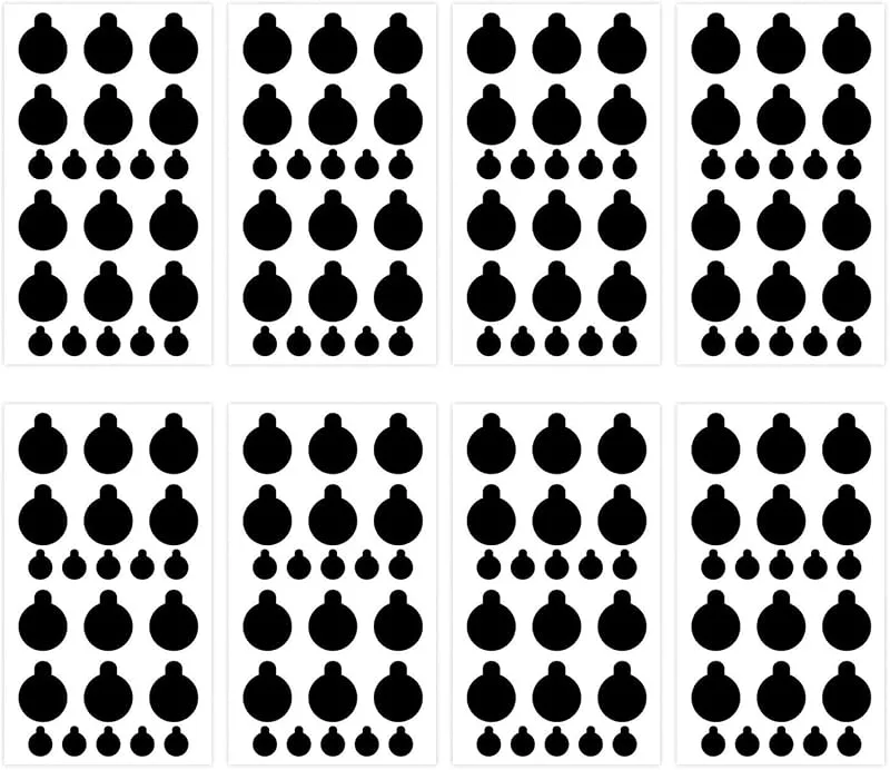 8 kameraväsklistermärken, självhäftande integritetsskyddsklistermärken