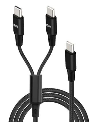 YANBORONSN 100 W 2-i-1 USB C snabbladdningskabel