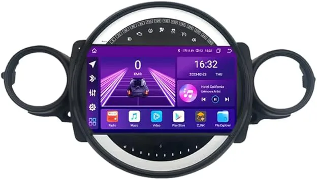Android 11 Car Stereo 9 tum för BMW Mini Cooper Countryman 2007-2015