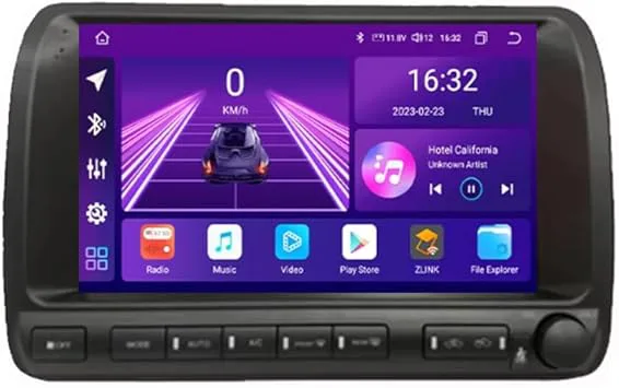 Android 11 Car Stereo 9 tum för Toyota Crown Majesta 3 S170 1999-2004
