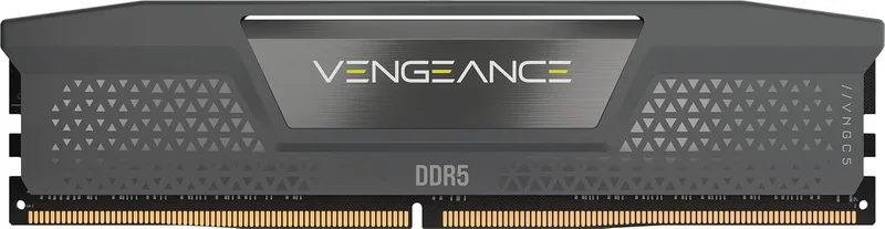 CORSAIR VENGEANCE RGB DDR5 RAM 16GB (1x16GB) 6000MHz CL36-44-44-96 1.35V AMD EXPO & Intel XMP Datorminne – Grå (CMH16GX5M1E6000Z36)