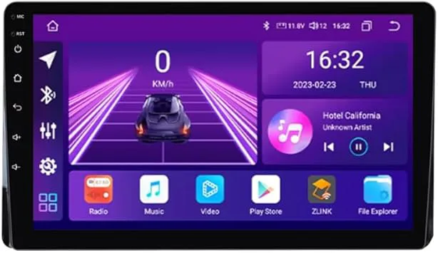 Android 11 Car Stereo 9 tum för Toyota Highlander Kluger 2022