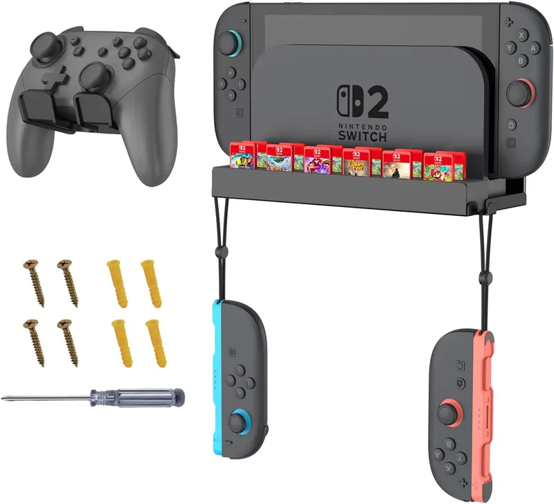 Fintie väggfäste för Nintendo Switch 2