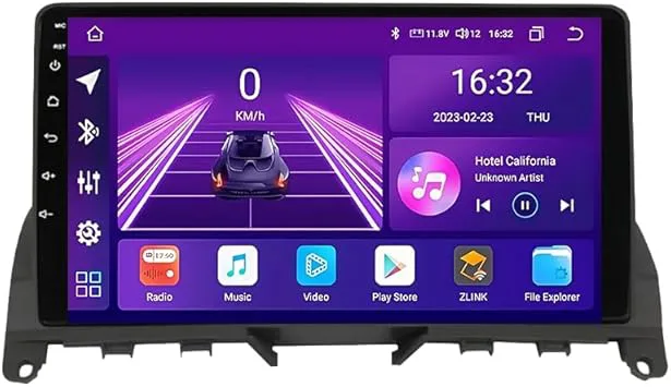 Android 11 Car Stereo 9 tum för Benz C Class 3 W204 S204 2006-2011