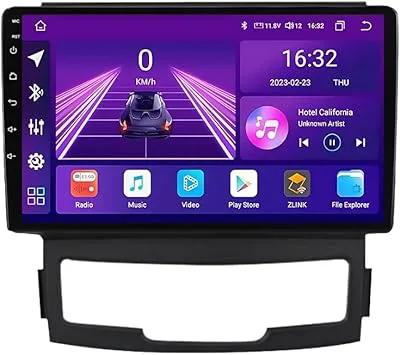 Android 11 Car Stereo 9 tum för SsangYong Korando 3 Actyon 2 2010-2013
