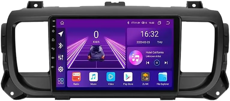 Android 11 Car Stereo 9 tum för Citroen Jumpy 3 2016-2021