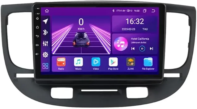 Android 11 Car Stereo 9 tum för Kia RIO 2 RIO2 2005-2011