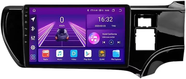 Android 11 Car Stereo 9 tum för Toyota Aqua RHD 2011-2017
