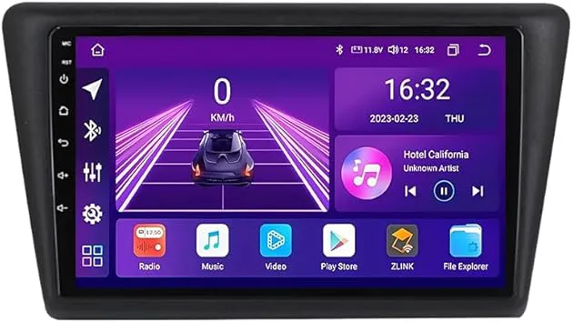 Android 11 Car Stereo 9 tum för Skoda Rapid NH3 2013-2019