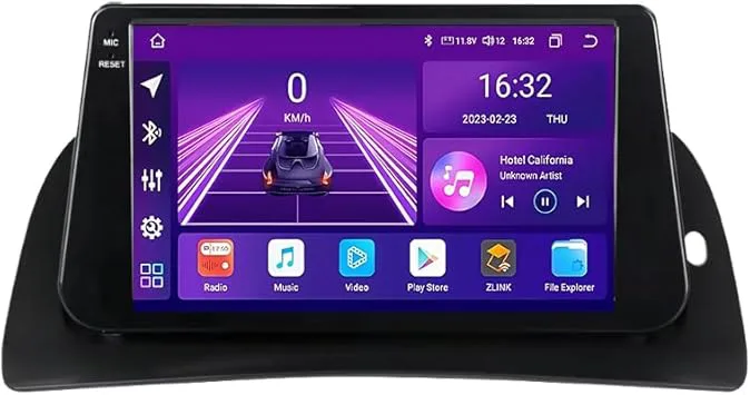 Android 11 Car Stereo 9 tum för Ranault Kangoo 2008 2009 2015-2018