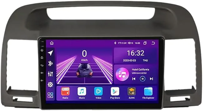 Android 11 Car Stereo 9 tum för Toyota Camry 5 XV 30 2001-2006