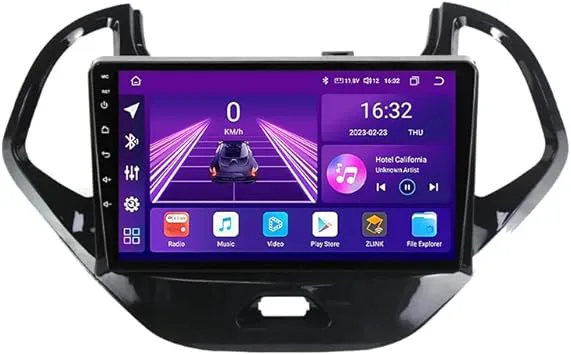 Android 11 Car Stereo 9 tum för Ford Figo KA 2015-2020