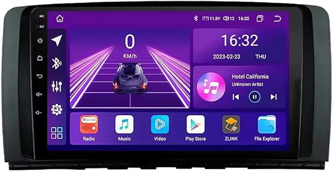 Android 11 Car Stereo 9 tum för Benz R-Class R Class W251 R280 R300 R320 2005-2017