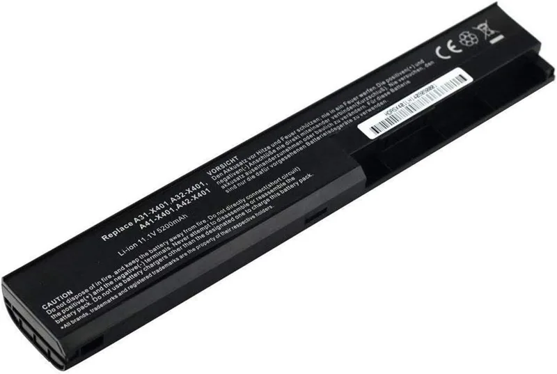 laptopbatteri ersättning kompatibel med Asus X501A X301A X301A X301U X401 X401A X401U X501U F301 F301 1A F30 1A1 F