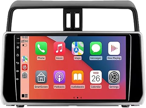 För Land Cruiser Prado 150 2017-2018 9'' Touchscreen Multimedia Bilradio Med Bluetooth Och Navigering Och Säkerhetskopieringskamera Rattkontroll,K2 4