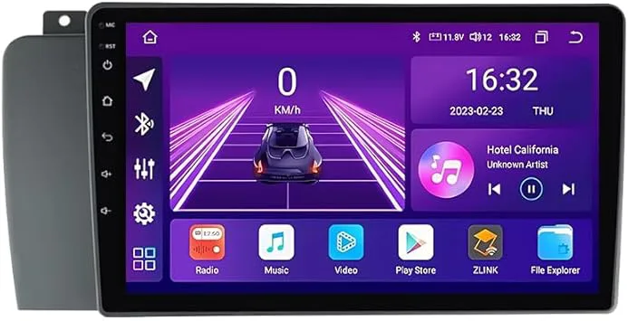 Android 11 Car Stereo 9 tum för Volvo XC70 V70 S60 2004-2009
