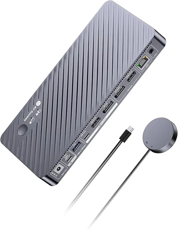 AV Access 8K KVM-switch dockningsstation