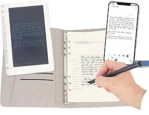 ASHATA Digital Smart Pen Notebook and Writing Board Set
