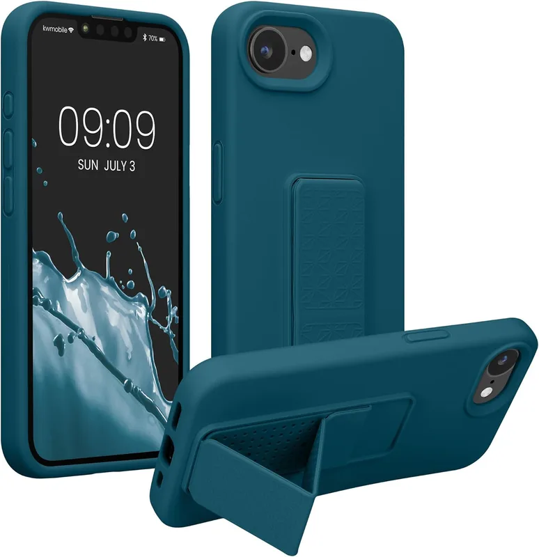 kwmobile Skal för Apple iPhone 16e med stativ
