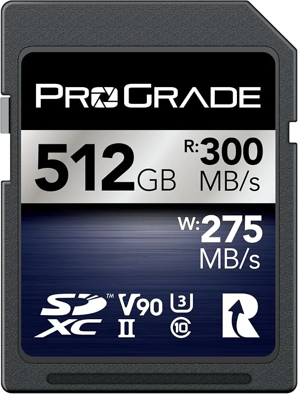 ProGrade Digital SDXC UHS-II V90 Iridium
