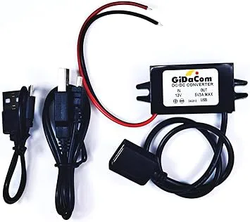 Steg ner bil 12 volt till 5 volt mini usb