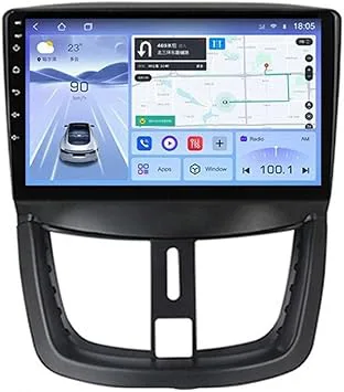 Android 11 9 Tums Pekskärmsradio För Peugeot 207 2006-2015