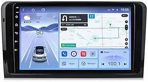 Android 11 9 Tums Pekskärmsradio För Benz W164 ML GL 2005-2012,Videospelare,GPS-navigering,Stöd För Skärmspegling,Bluetooth-rattstyrning,T8 8-core 4G+Wifi
