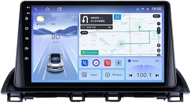 Android 11 9 Tums Pekskärmsradio För Mazda 3 2013-2017