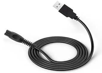 Câble de Charge USB 5V pour compatible avec Rasoirs Philips QP2724, QP2834, QP4631, QP1924, QP6652, MG5950, MG9530, X5004, X3051, OneBlade Pro 360